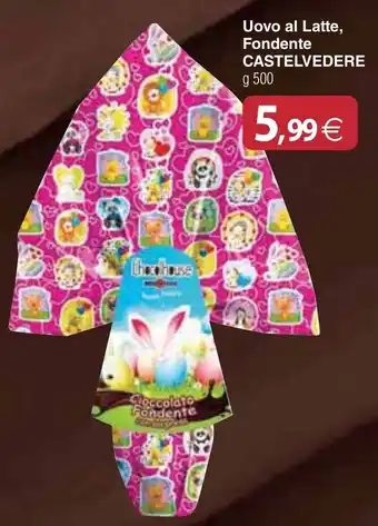 Docks Cash&Carry Uovo al Latte, Fondente CASTELVEDERE g 500 offerta