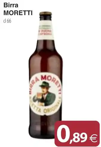 Docks Cash&Carry Birra MORETTI cl 66 offerta