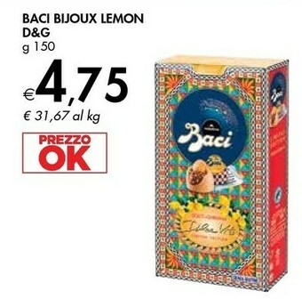 Baci bijoux lemon d&g