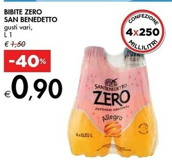 Bennet Bibite zero offerta