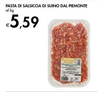 Pasta di salsiccia di suino dal piemonte