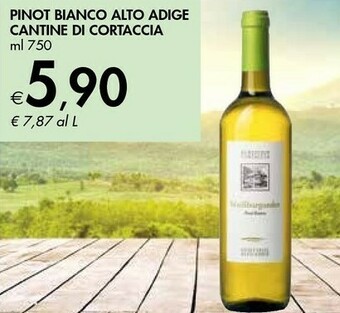 Bennet Cantine di cortaccia pinot bianco alto adige offerta