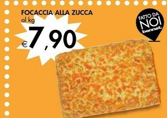 Bennet Focaccia alla zucca offerta