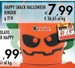 Bennet Kinder happy snack halloween offerta