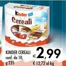 Bennet Kinder cereali offerta