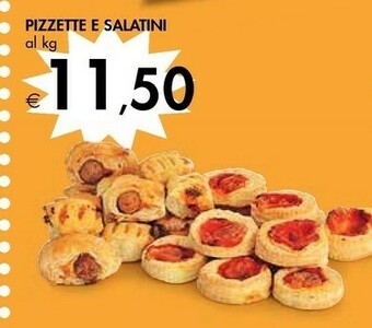 Pizzette e salatini