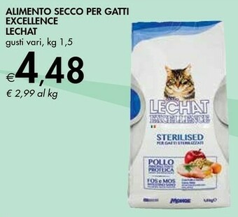Bennet Lechat alimento secco per gatti excellence offerta