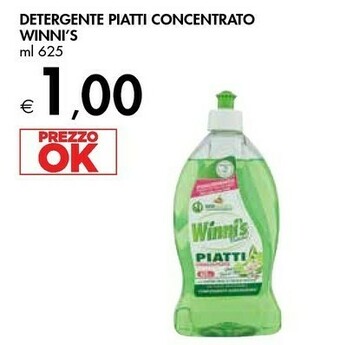 Bennet Winni's detergente piatti concentrato offerta