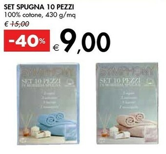 Bennet Set spugna 10 pezzi offerta