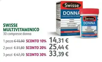 Lloyds Farmacia Swisse multivitaminico 30 compresse donna offerta