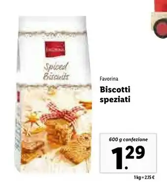 Lidl Biscotti speziati 600 g offerta
