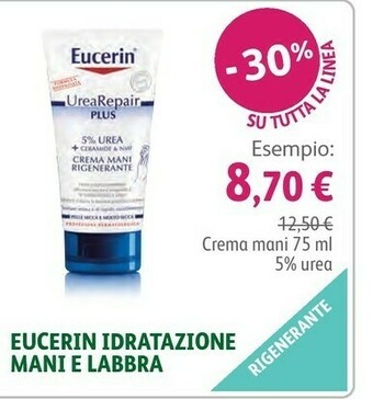 Lloyds Farmacia Eucerin idratazione mani e labbra offerta
