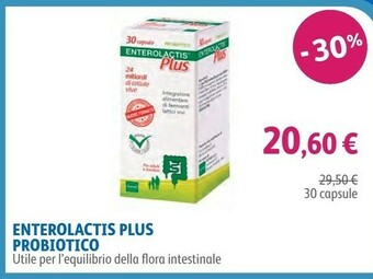 Lloyds Farmacia Enterolactis plus probiotico offerta