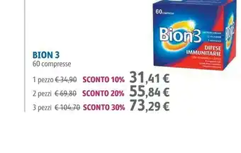 Lloyds Farmacia Bion 3 60 compresse offerta