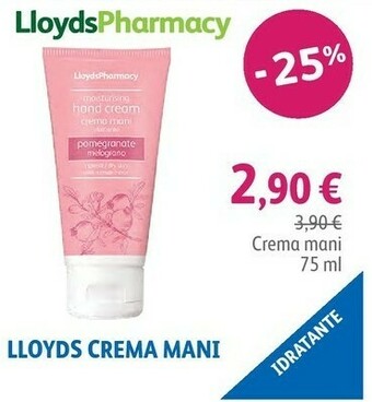Lloyds crema mani