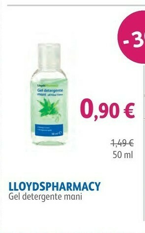 Lloyds Farmacia Lloyds pharmacy gel detergente mani offerta