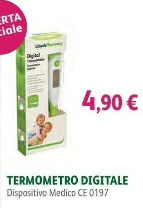 Termometro digitale dispositivo medico ce 0197