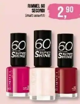 60 secondi smalti assortiti