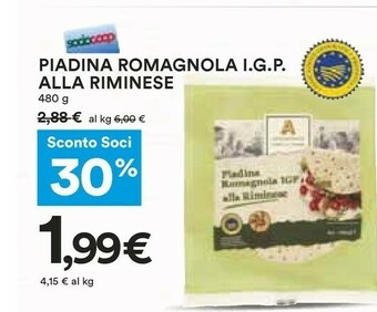 Coop Piadine offerta