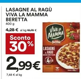Coop Lasagne offerta