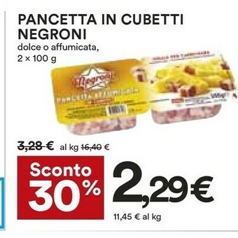 Coop Pancetta offerta
