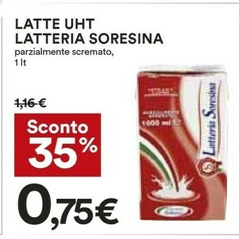 Coop Latte parzialmente scremato offerta