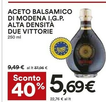 Coop Aceto balsamico offerta