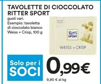 Coop Cioccolato offerta