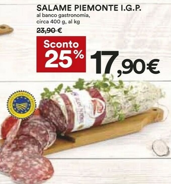 Coop Salame offerta