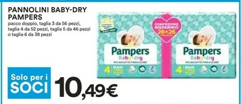 Coop baby dry offerta