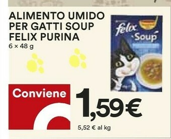 Coop Felix alimento umido per gatti soup offerta
