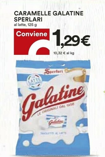 Coop Sperlari caramelle galatine offerta