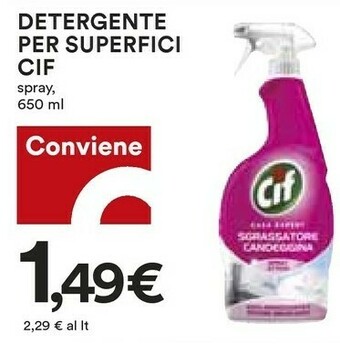 Coop Detergente per superfici offerta