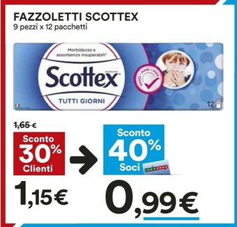 Coop Fazzoletti offerta