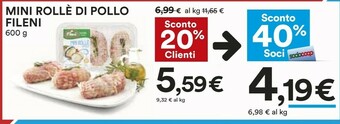 Mini rollè di pollo