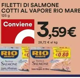 Coop Filetti di salmone cotti al vapore offerta