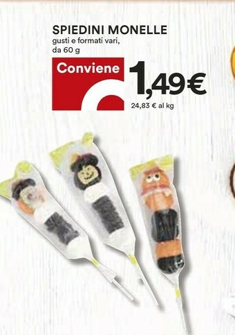 Coop Spiedini monelle offerta