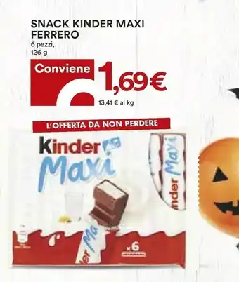Coop Snack kinder maxi offerta