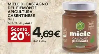 Coop Miele di castagno del piemonte apicultura casentinese offerta