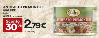 Coop Galfre antipasto piemontese offerta