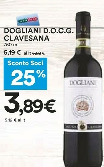Coop Docg clavesana offerta