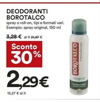 Coop Original unisex deodorante spray 150 ml offerta