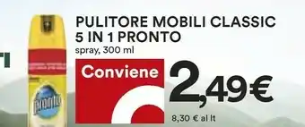 Coop Pronto pulitore mobili classic 5 in 1 spray offerta