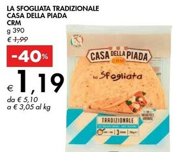 Bennet Crm la sfogliata tradizionale casa della piada offerta
