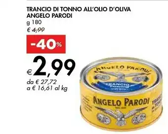 Bennet Trancio di tonno all'olio d'oliva offerta