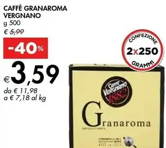Bennet Caffe granaroma offerta