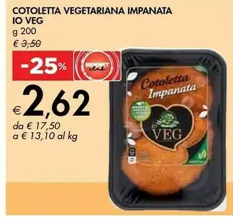 Bennet Cotoletta vegetariana impanata offerta