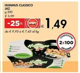 Bennet Hummus classico offerta