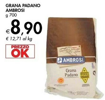 Bennet Grana padano offerta