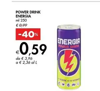 Energia power drink